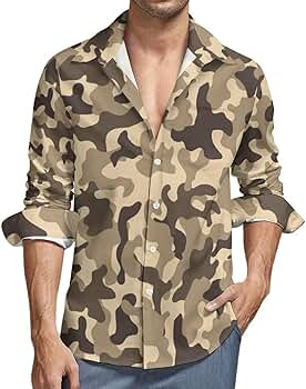 Amazon.com: Long Sleeve Button Down Shirts for Men, Black